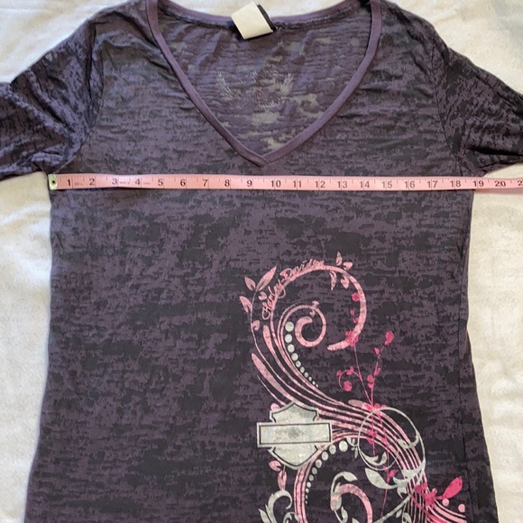 SOLD Harley-Davidson Burnout Long Sleeve Top - Picture 6 of 7